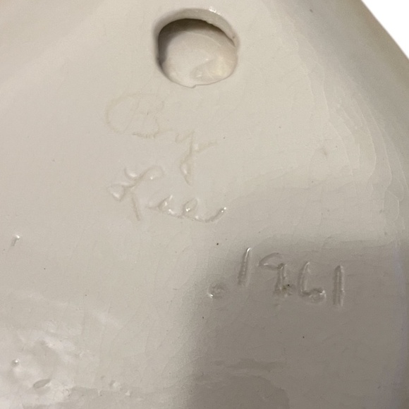 Vintage Handmade 1961 Ceramic Dish Squirrel - Picture 8 of 9